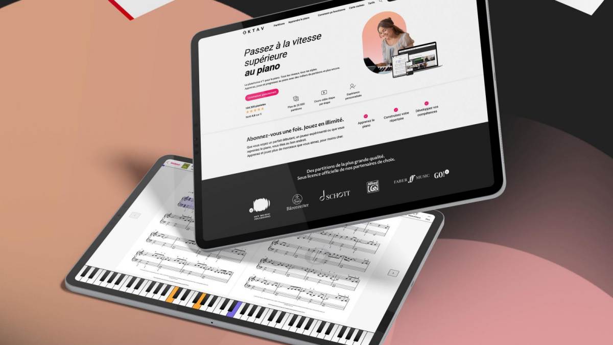 Avis OKTAV Site de Partitions et Cours de Piano en ligne